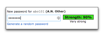 Screenshot - strong password