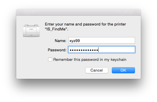 Mac OS Authentication