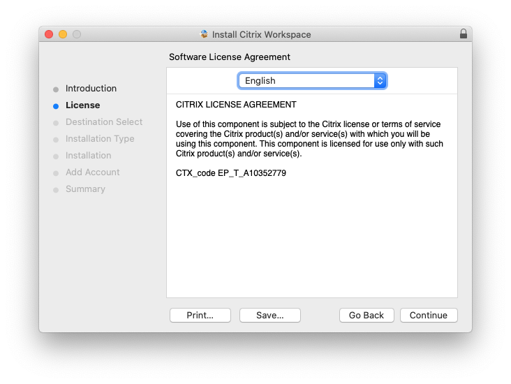 install citrix receiver mac