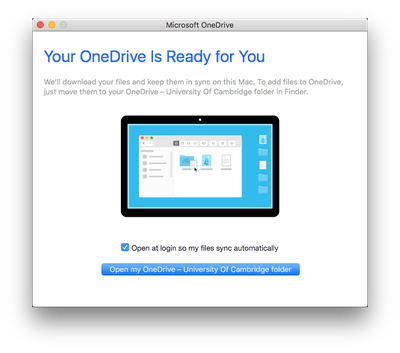 onedrive support for mac