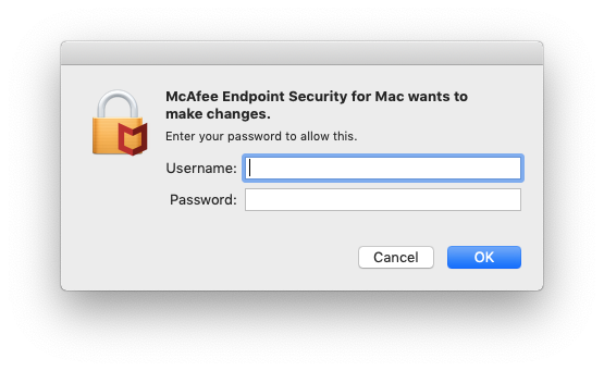 mcafee endpoint security for mac high sierra