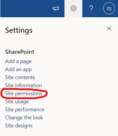 Site Permissions