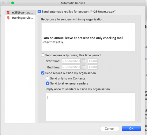 my outlook for mac intermittent syncing