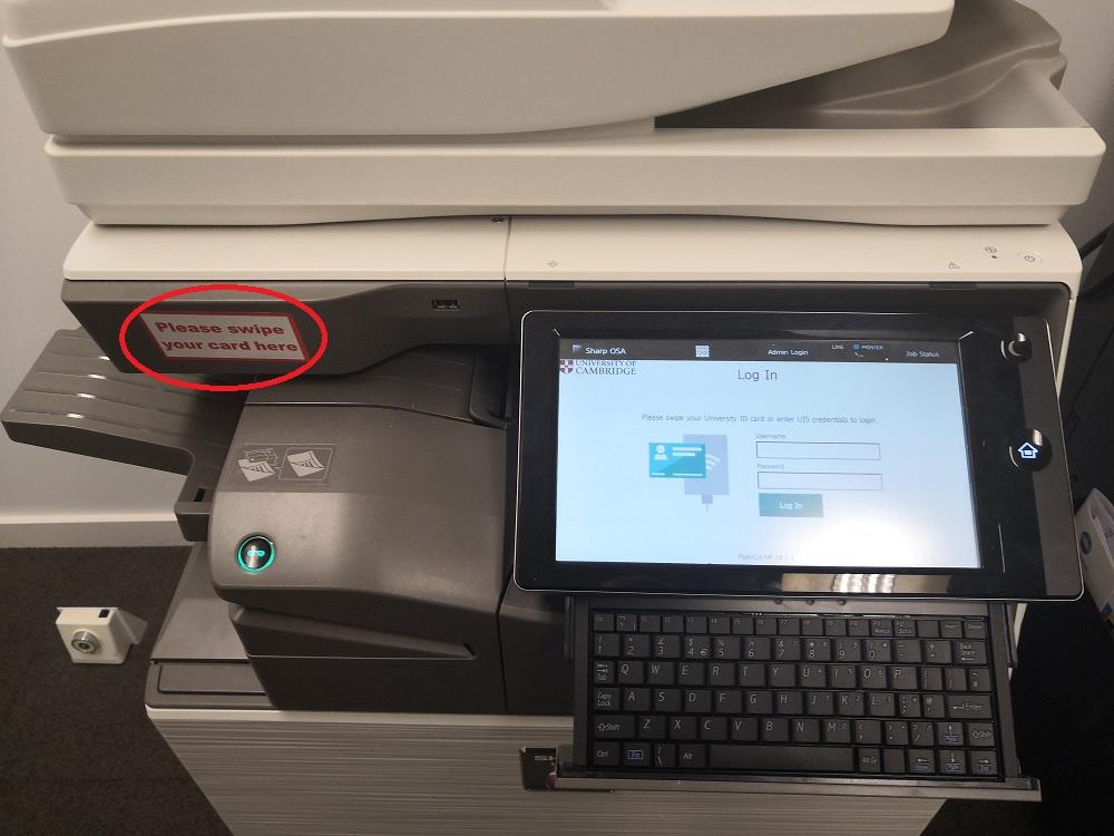 sharp printers copy address book