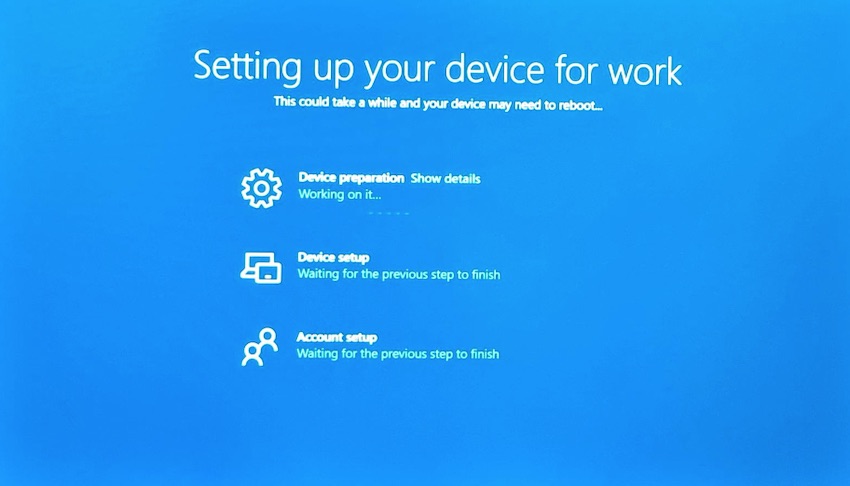 Autopilot completing window
