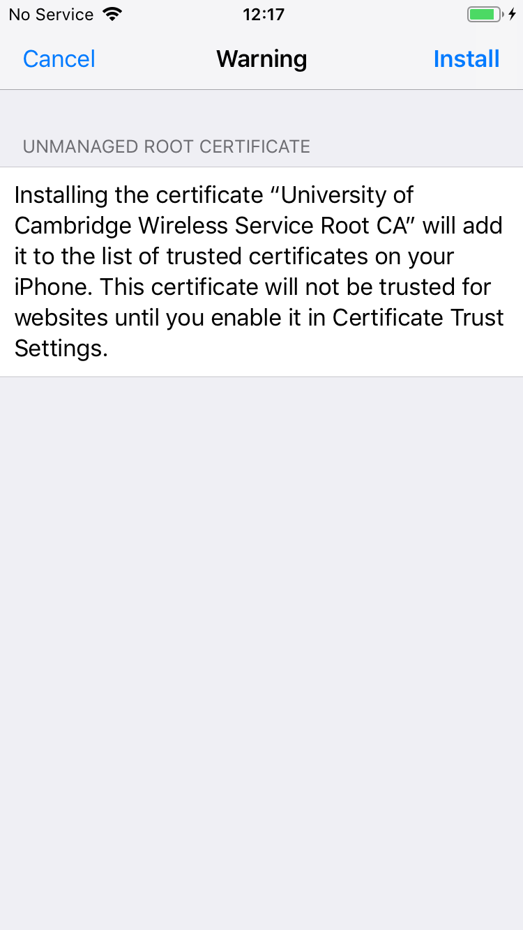 4a. Certificate Message